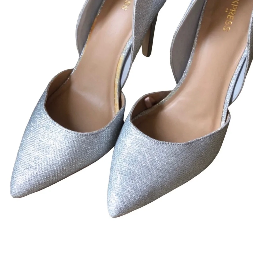Express Sparkle Dorsey Pumps